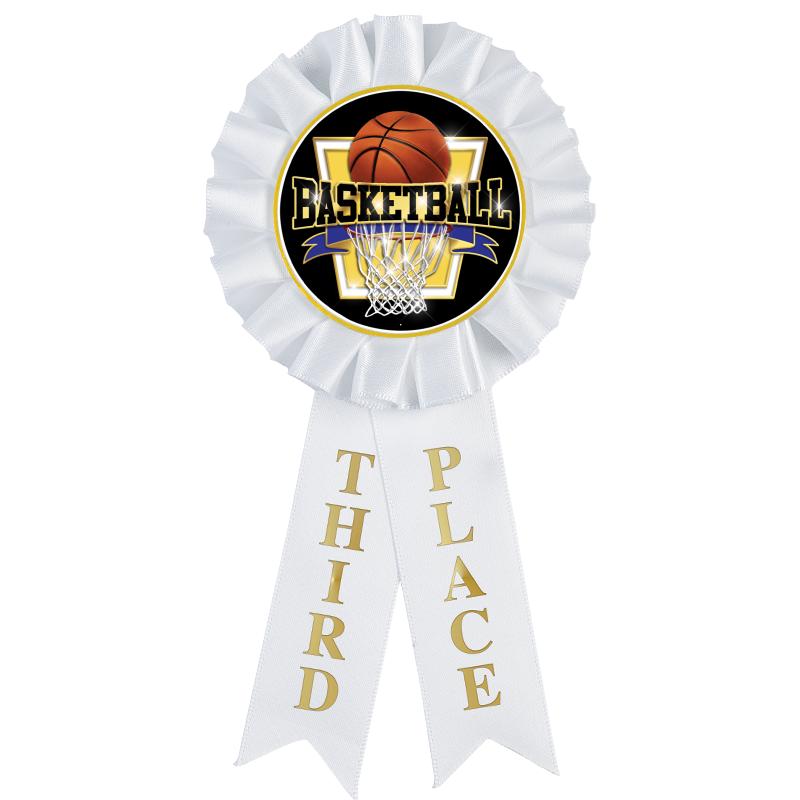 3RD PLACE MYLAR ROSETTES