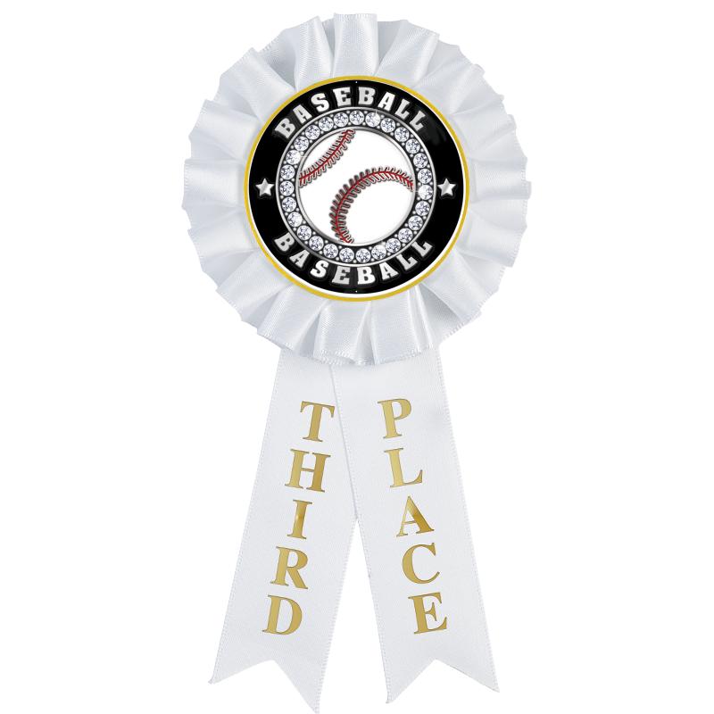 3RD PLACE MYLAR ROSETTES