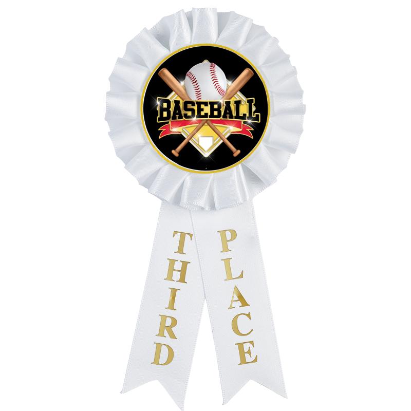 3RD PLACE MYLAR ROSETTES