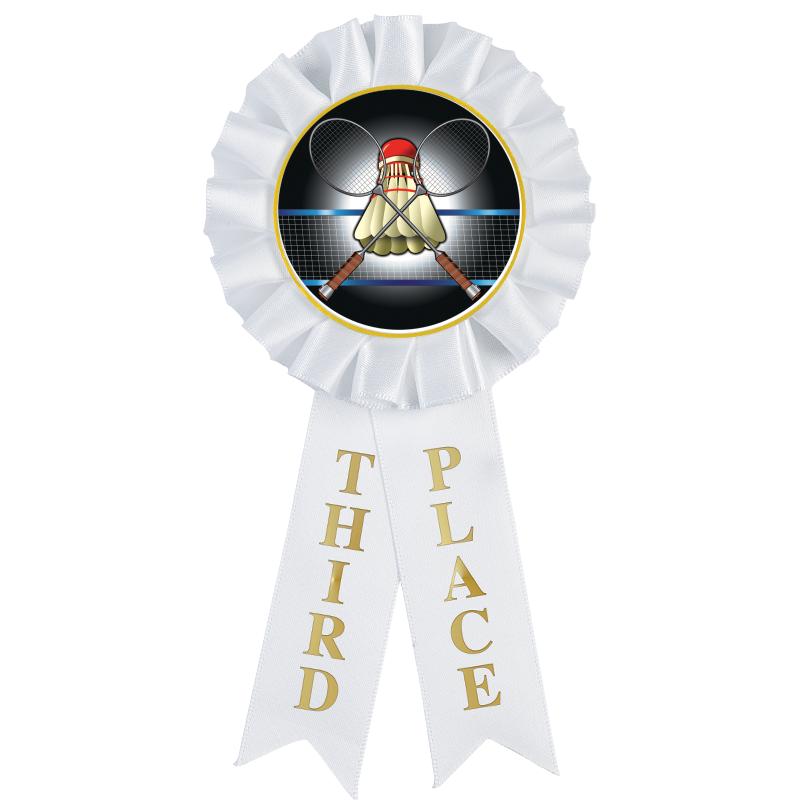 3RD PLACE MYLAR ROSETTES