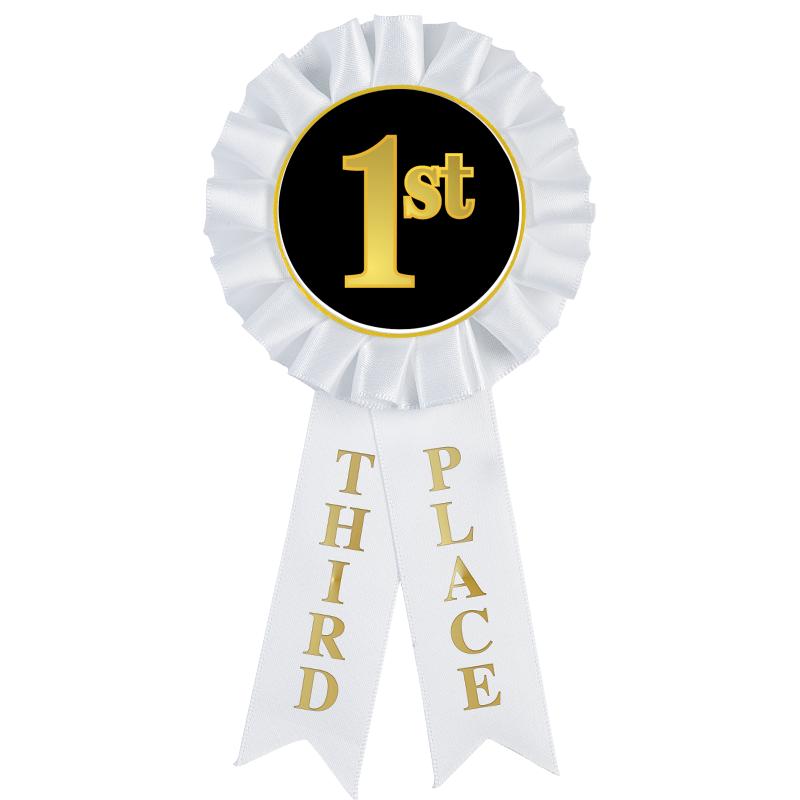 3RD PLACE MYLAR ROSETTES