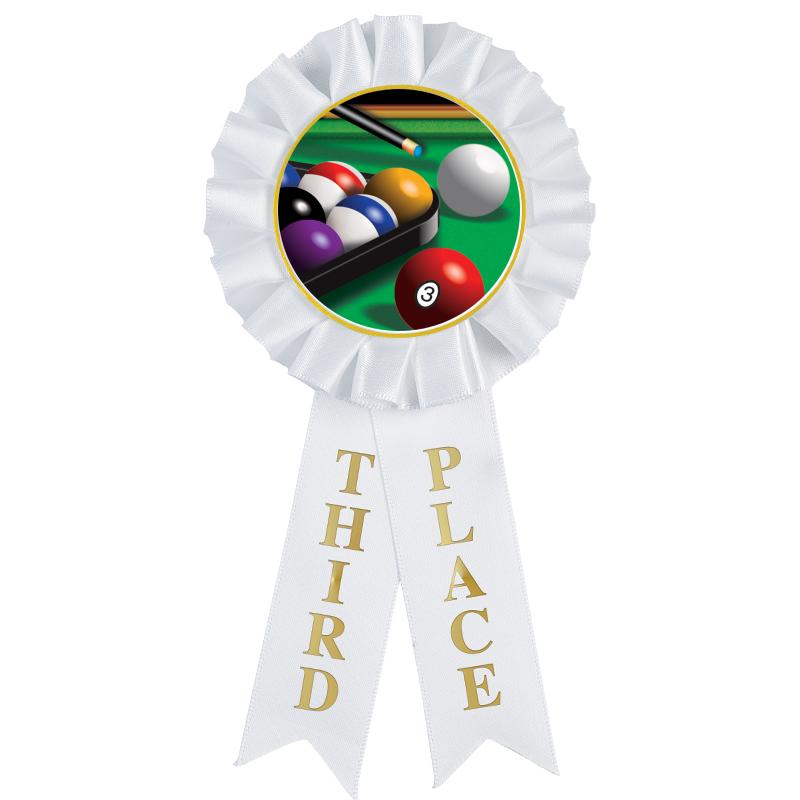 3RD PLACE MYLAR ROSETTES