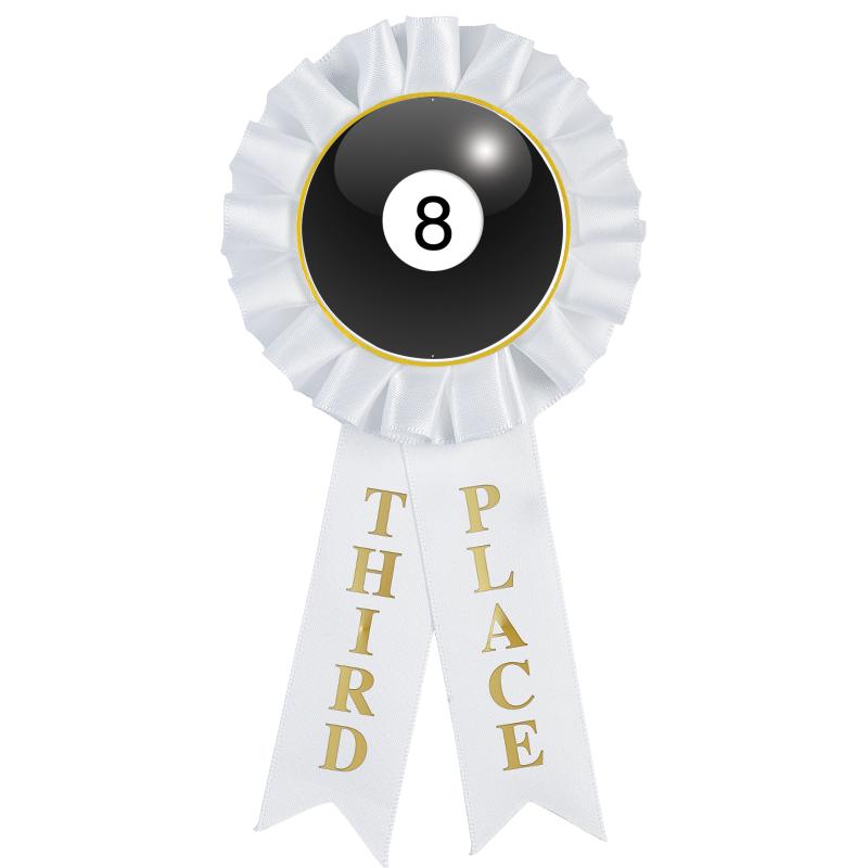 3RD PLACE MYLAR ROSETTES