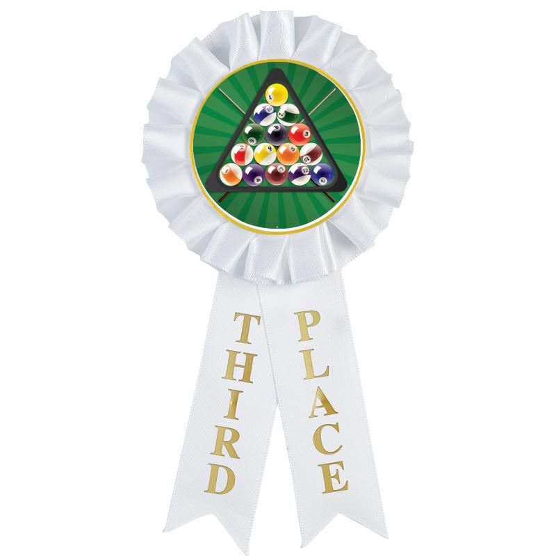 3RD PLACE MYLAR ROSETTES