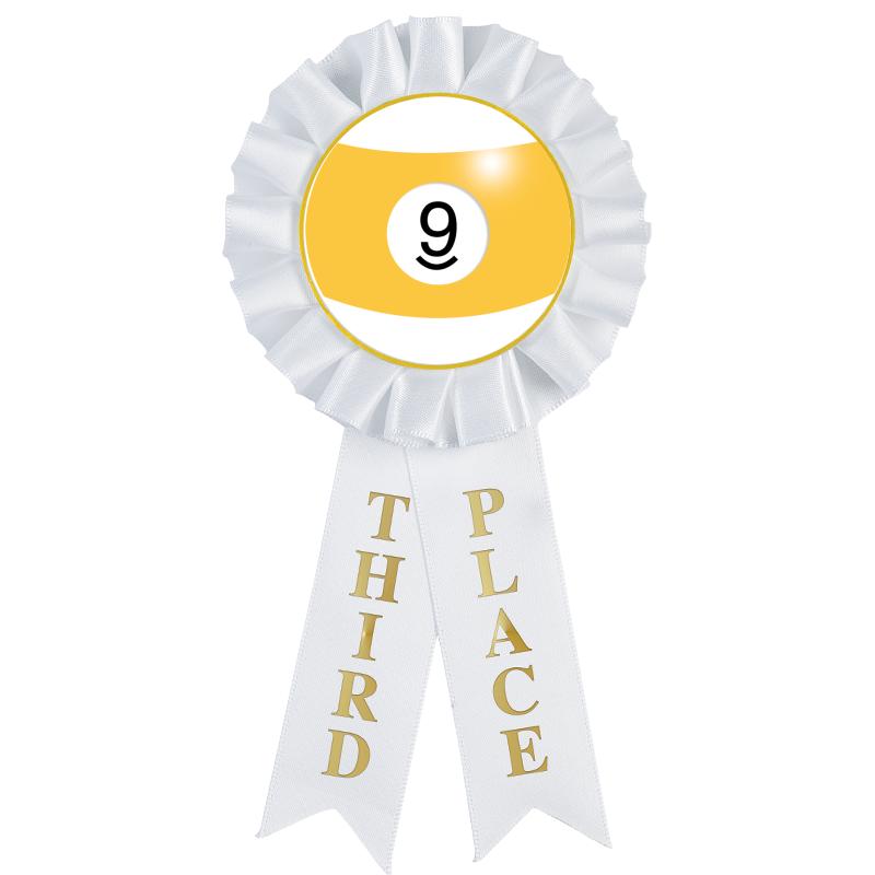 3RD PLACE MYLAR ROSETTES