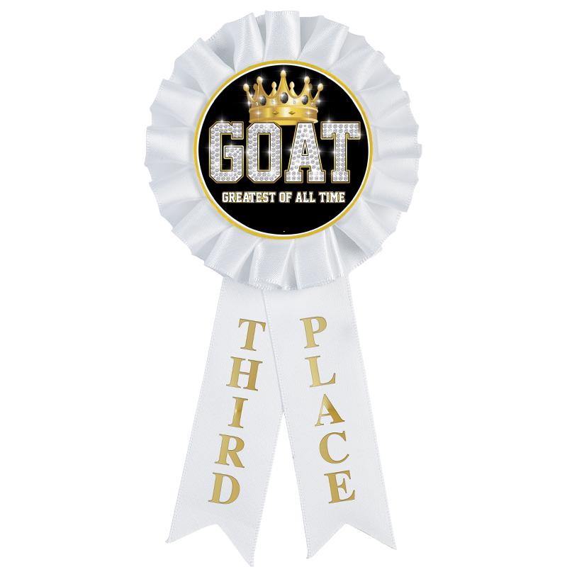 3RD PLACE MYLAR ROSETTES