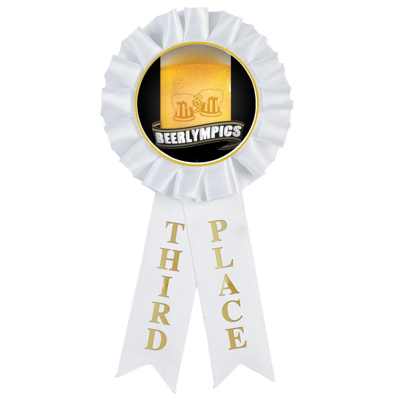 3RD PLACE MYLAR ROSETTES