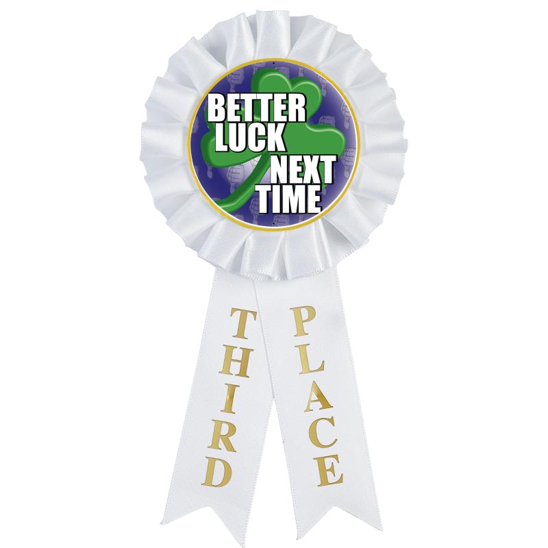 3RD PLACE MYLAR ROSETTES