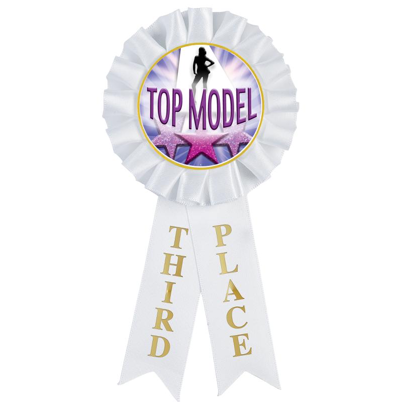 3RD PLACE MYLAR ROSETTES