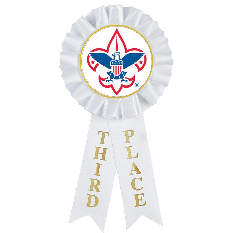 3RD PLACE MYLAR ROSETTES