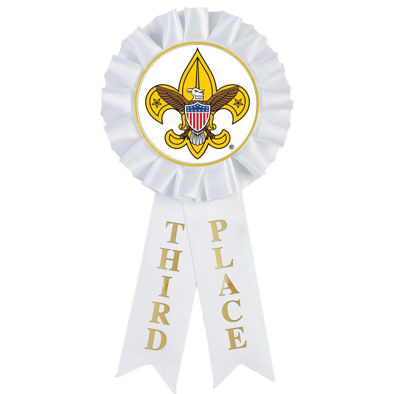 3RD PLACE MYLAR ROSETTES