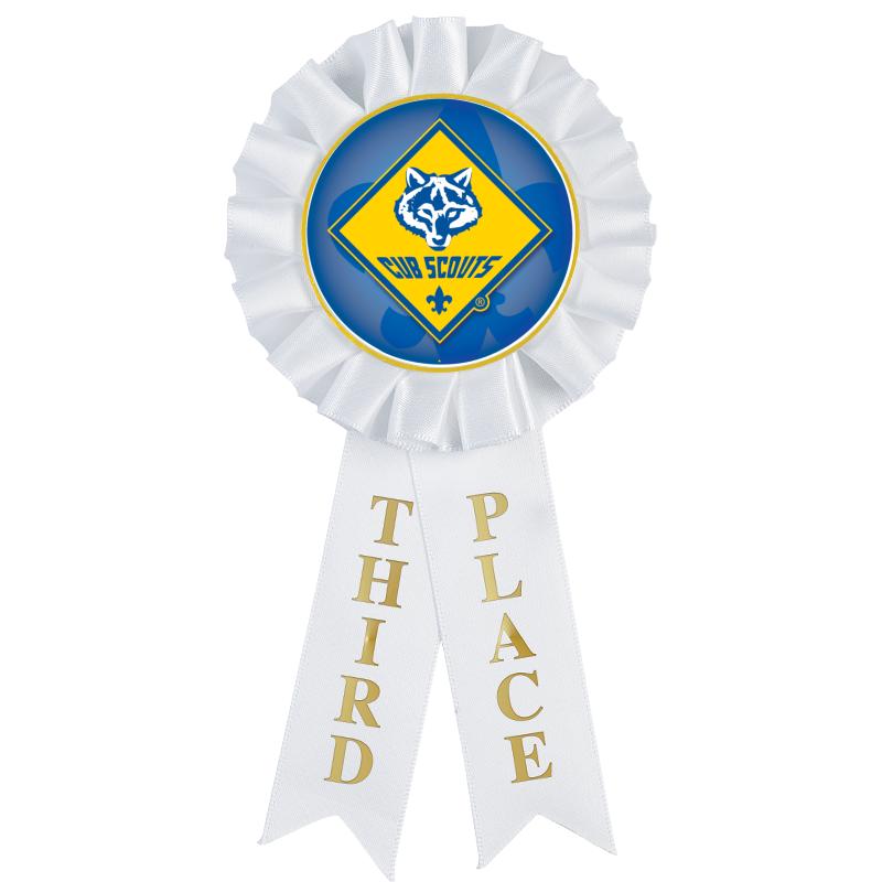 3RD PLACE MYLAR ROSETTES