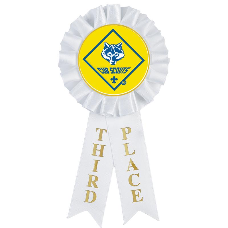 3RD PLACE MYLAR ROSETTES