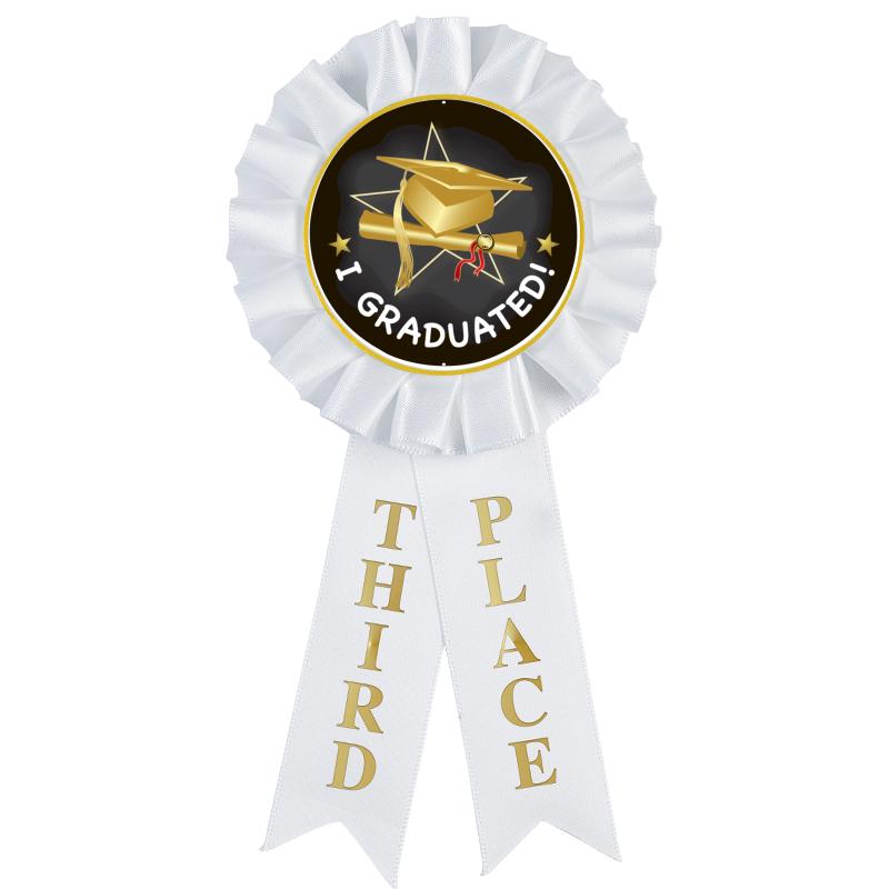 3RD PLACE MYLAR ROSETTES