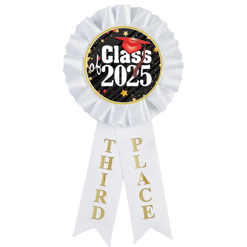 3RD PLACE MYLAR ROSETTES