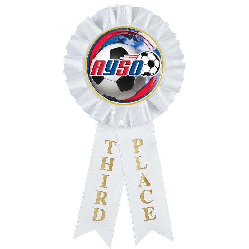 3RD PLACE MYLAR ROSETTES