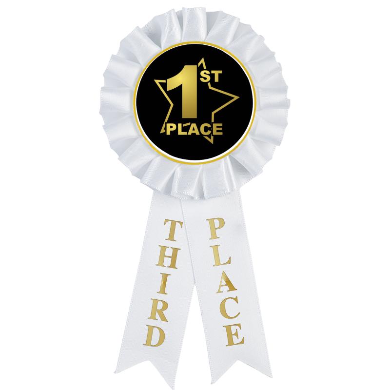 3RD PLACE MYLAR ROSETTES