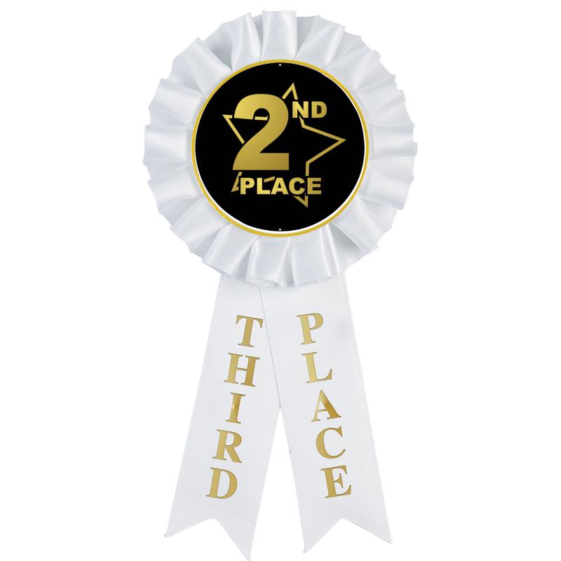 3RD PLACE MYLAR ROSETTES