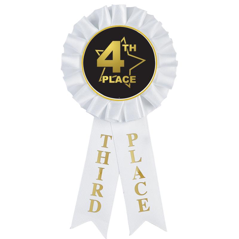 3RD PLACE MYLAR ROSETTES