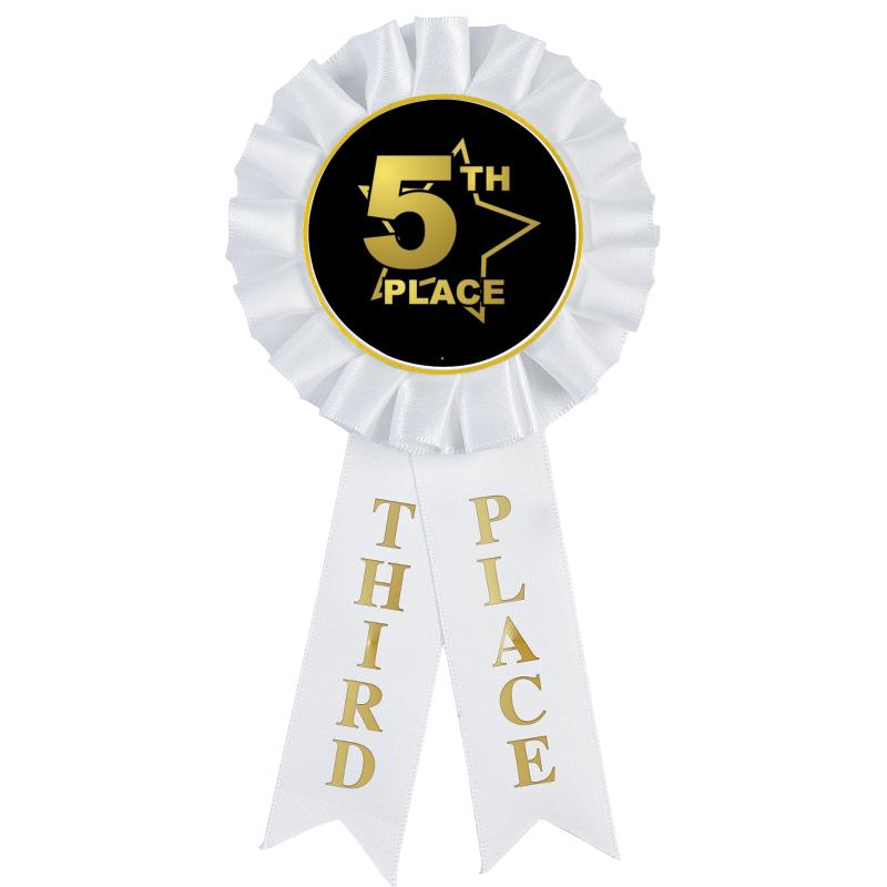3RD PLACE MYLAR ROSETTES