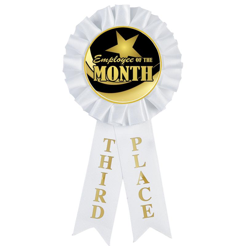 3RD PLACE MYLAR ROSETTES