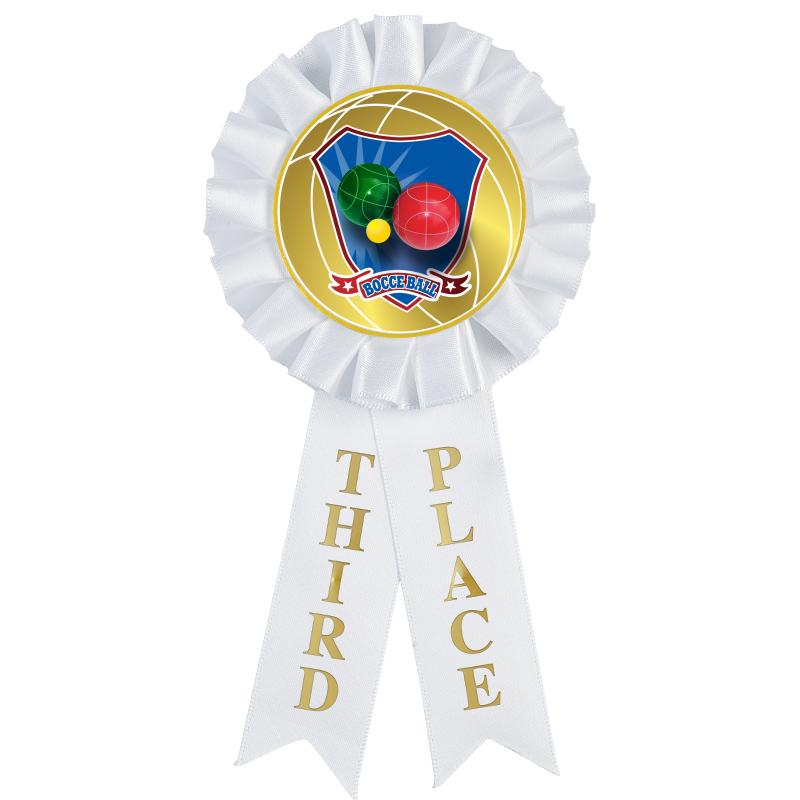 3RD PLACE MYLAR ROSETTES