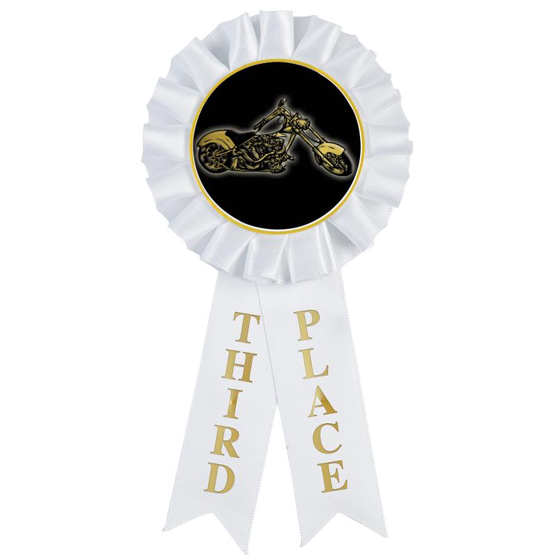 3RD PLACE MYLAR ROSETTES