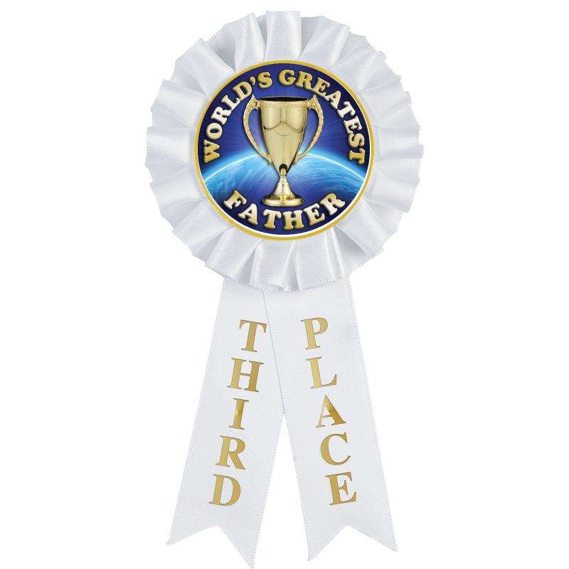 3RD PLACE MYLAR ROSETTES