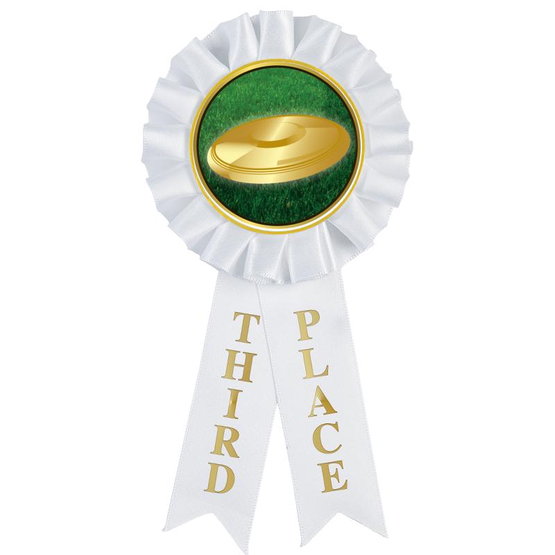 3RD PLACE MYLAR ROSETTES