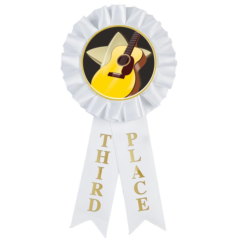 3RD PLACE MYLAR ROSETTES