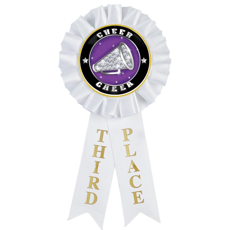 3RD PLACE MYLAR ROSETTES