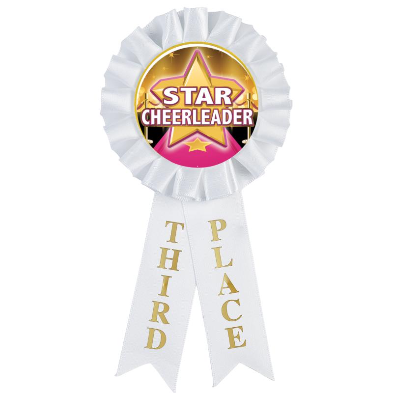 3RD PLACE MYLAR ROSETTES