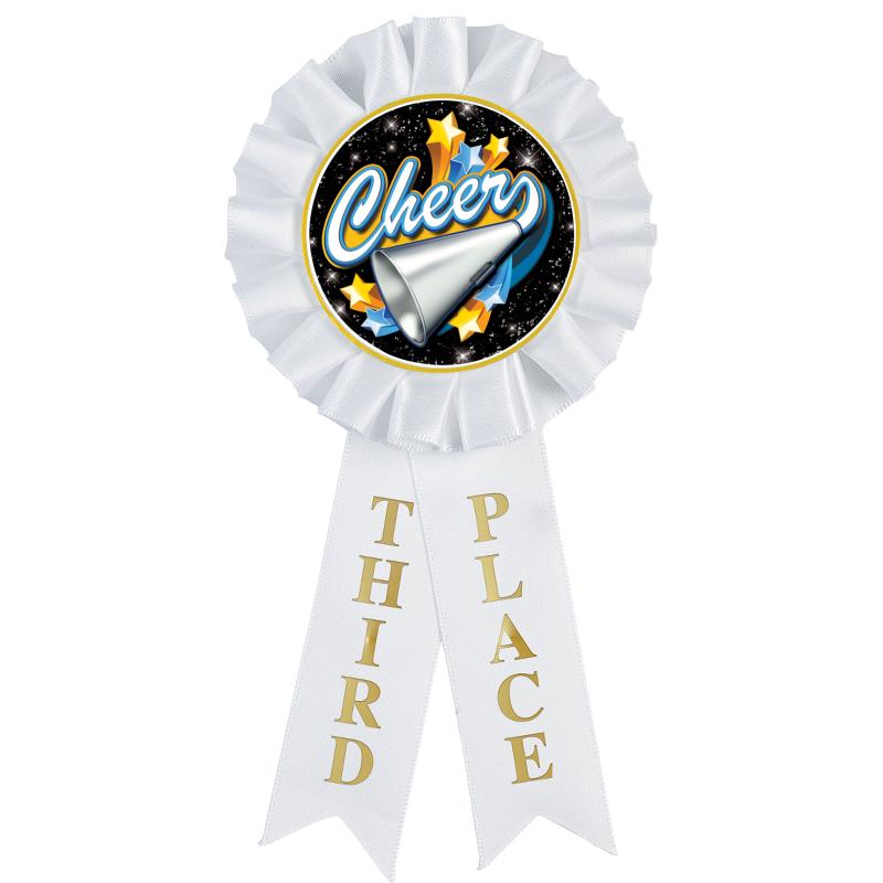 3RD PLACE MYLAR ROSETTES