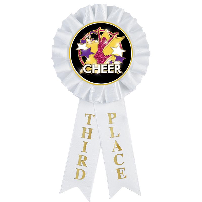 3RD PLACE MYLAR ROSETTES