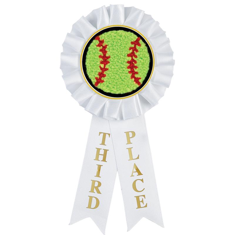 3RD PLACE MYLAR ROSETTES