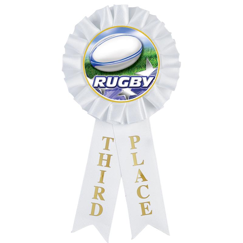 3RD PLACE MYLAR ROSETTES