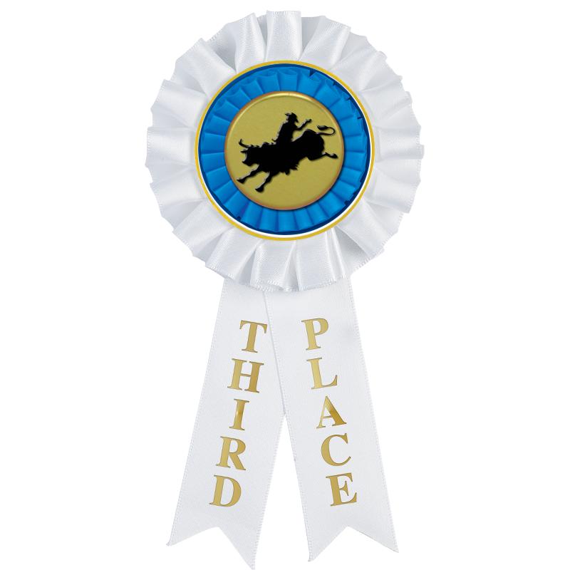 3RD PLACE MYLAR ROSETTES