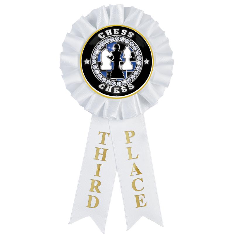 3RD PLACE MYLAR ROSETTES