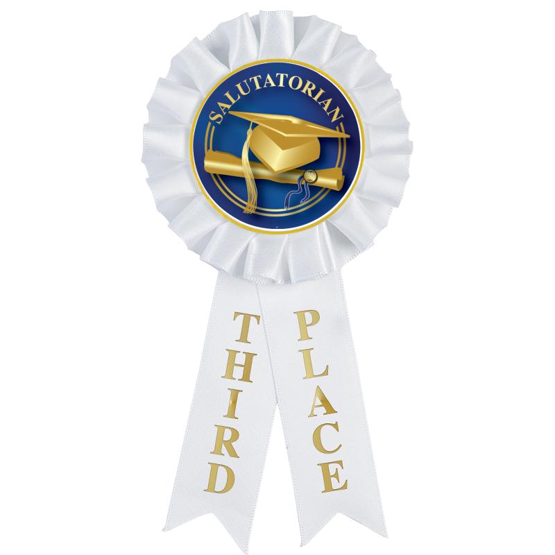 3RD PLACE MYLAR ROSETTES