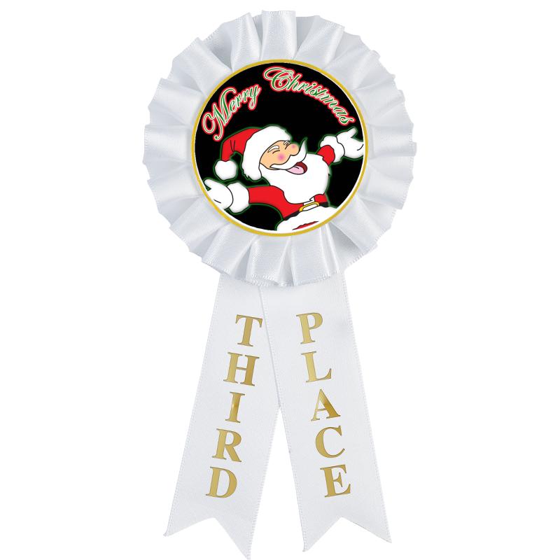 3RD PLACE MYLAR ROSETTES
