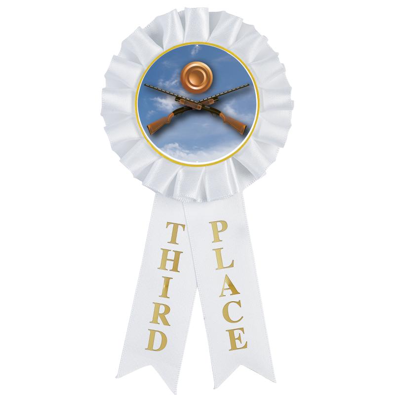 3RD PLACE MYLAR ROSETTES