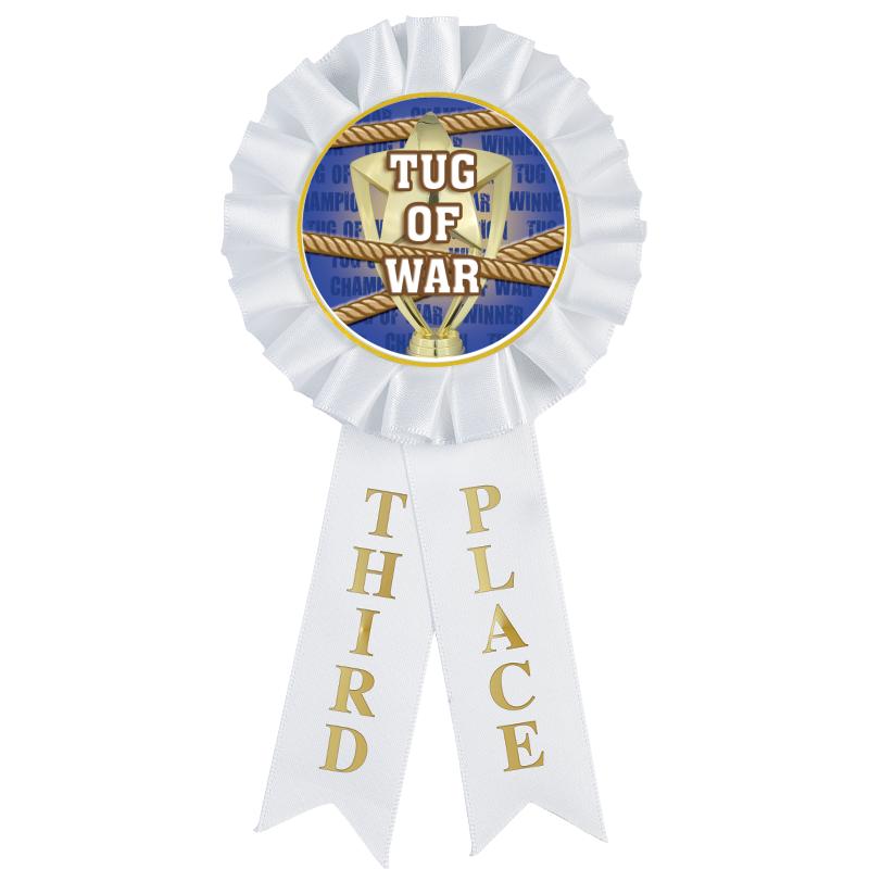 3RD PLACE MYLAR ROSETTES