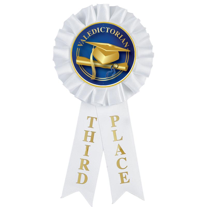 3RD PLACE MYLAR ROSETTES