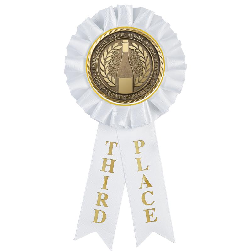 3RD PLACE MYLAR ROSETTES