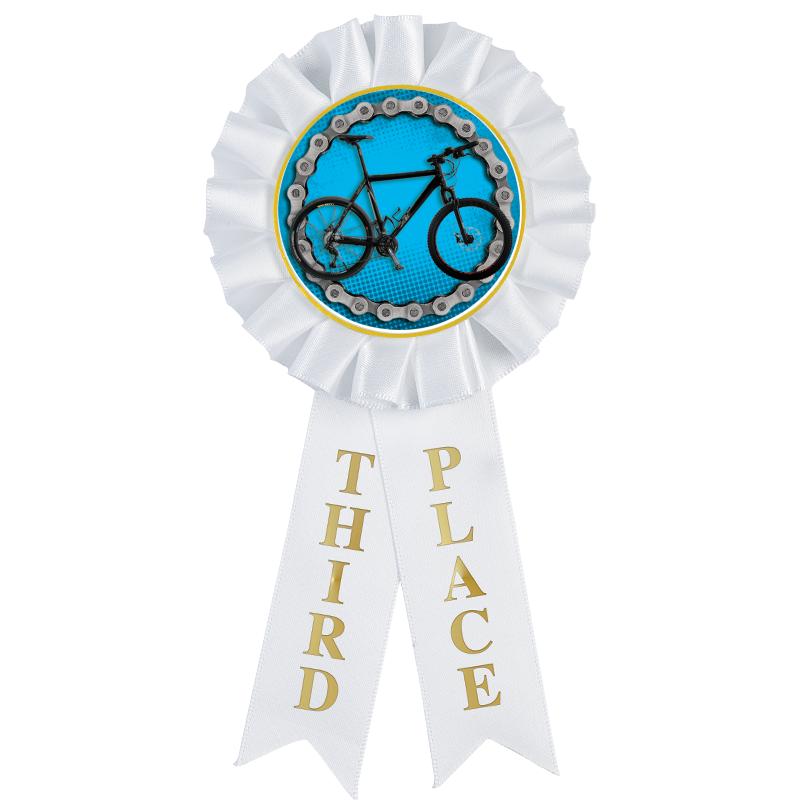 3RD PLACE MYLAR ROSETTES