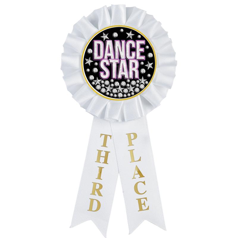 3RD PLACE MYLAR ROSETTES