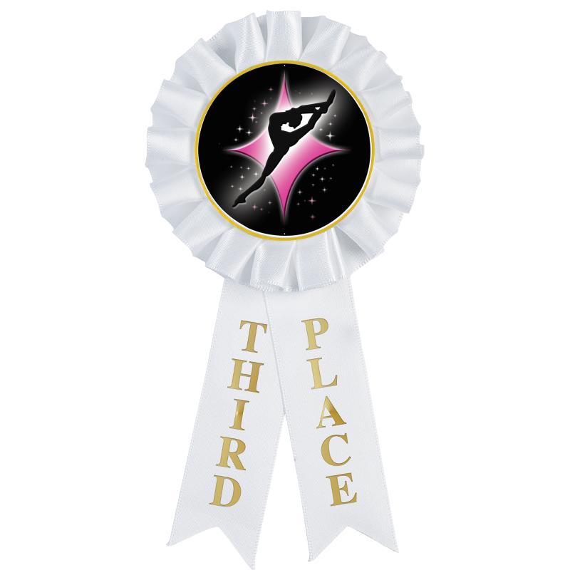 3RD PLACE MYLAR ROSETTES