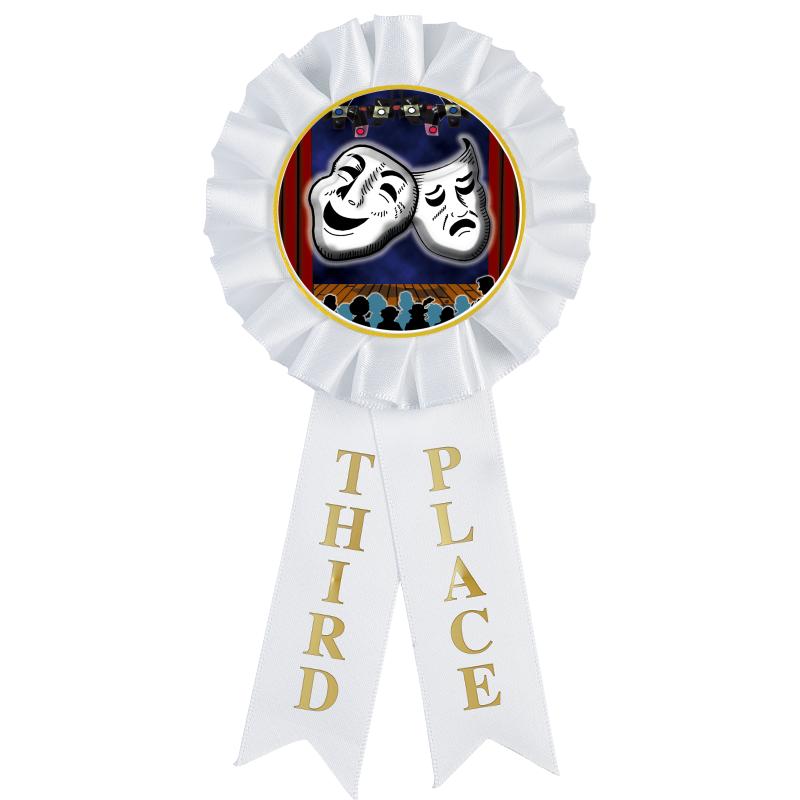 3RD PLACE MYLAR ROSETTES