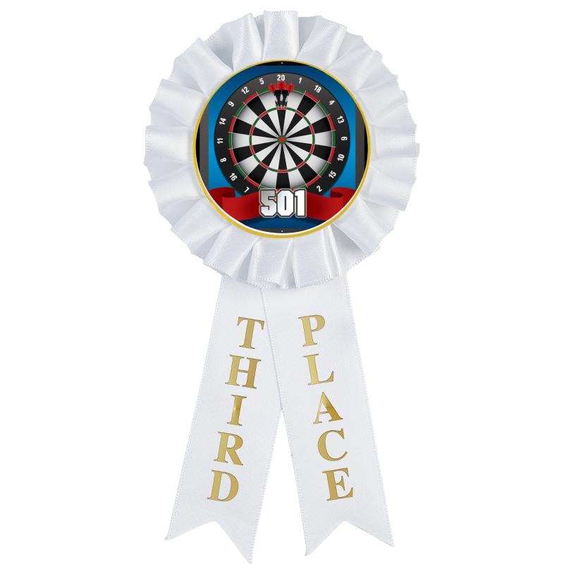 3RD PLACE MYLAR ROSETTES