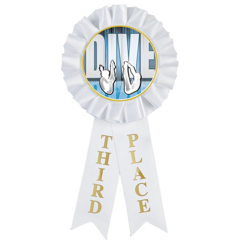 3RD PLACE MYLAR ROSETTES